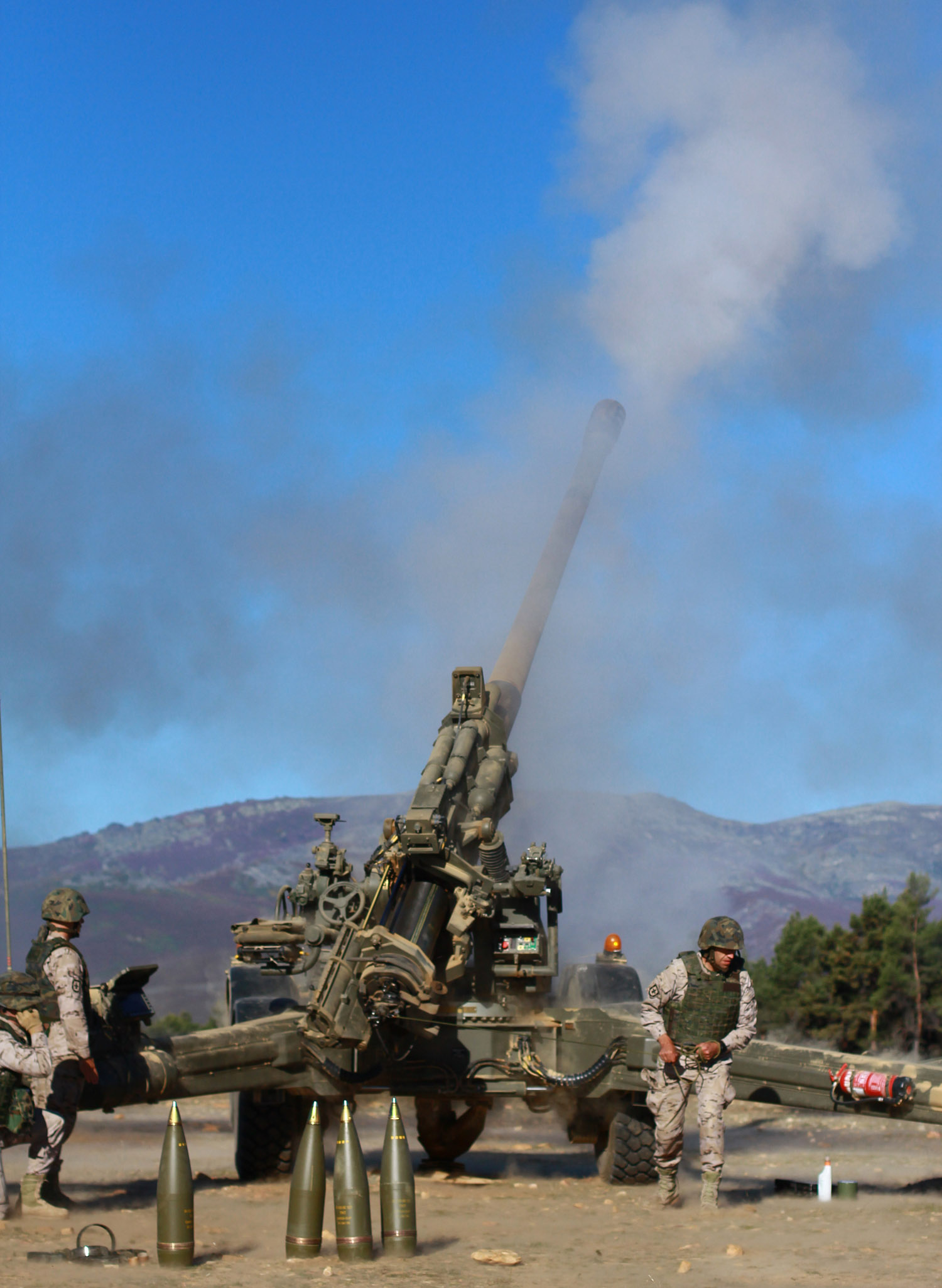 Grupo de Artiller�a Lanzacohetes de Campa�a (GALCA) I62 de Astorga, pero sin cohetes (Ej�rcito de Tierra)